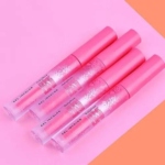 a imagem mostra 4 amostras do produto gel para cílios e sobrancelha game on